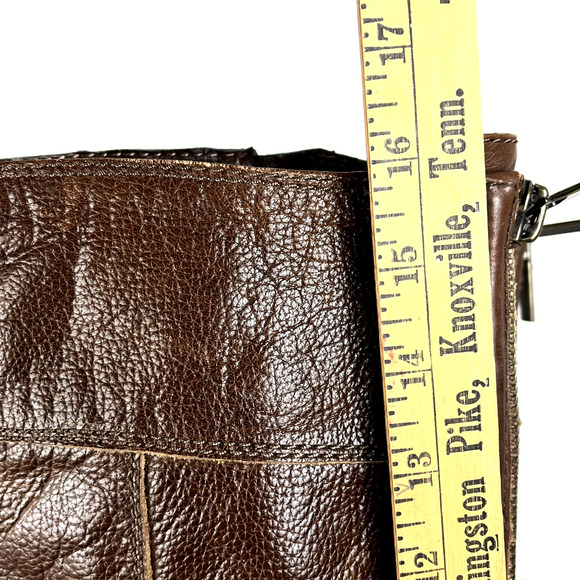 Gianni Bini Boots Womens 6M Brown Leather Buckle Detail Riding Equestrian Moto - Picture 9 of 13